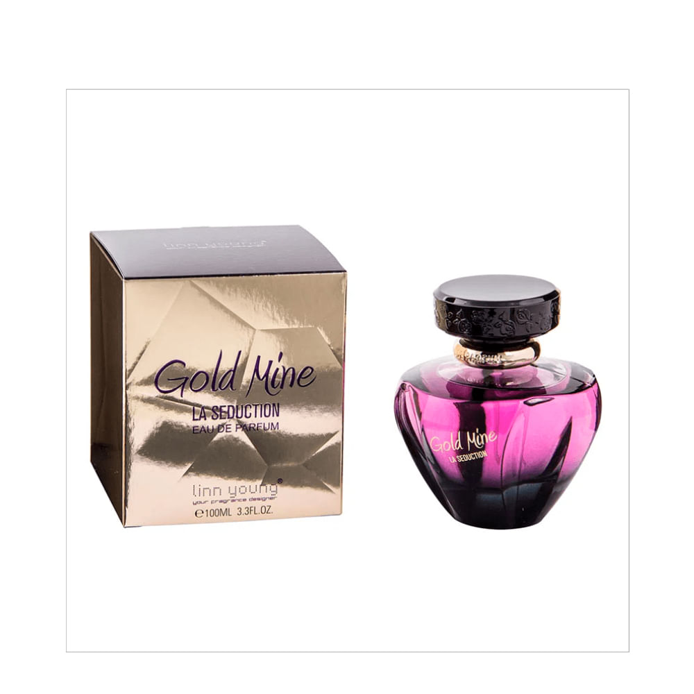 Perfume Feminino Linn Young Gold Mine La Seduction Eau De Parfum 100ml
