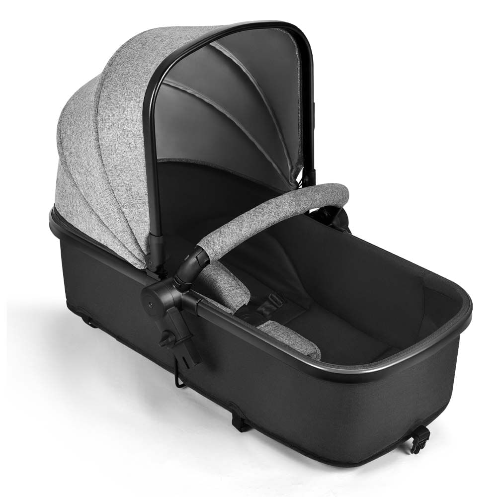 Carrinho Passeio Beyond 2 em 1 Assento Moisés 0-15kgs Cinza Multikids Baby BB429