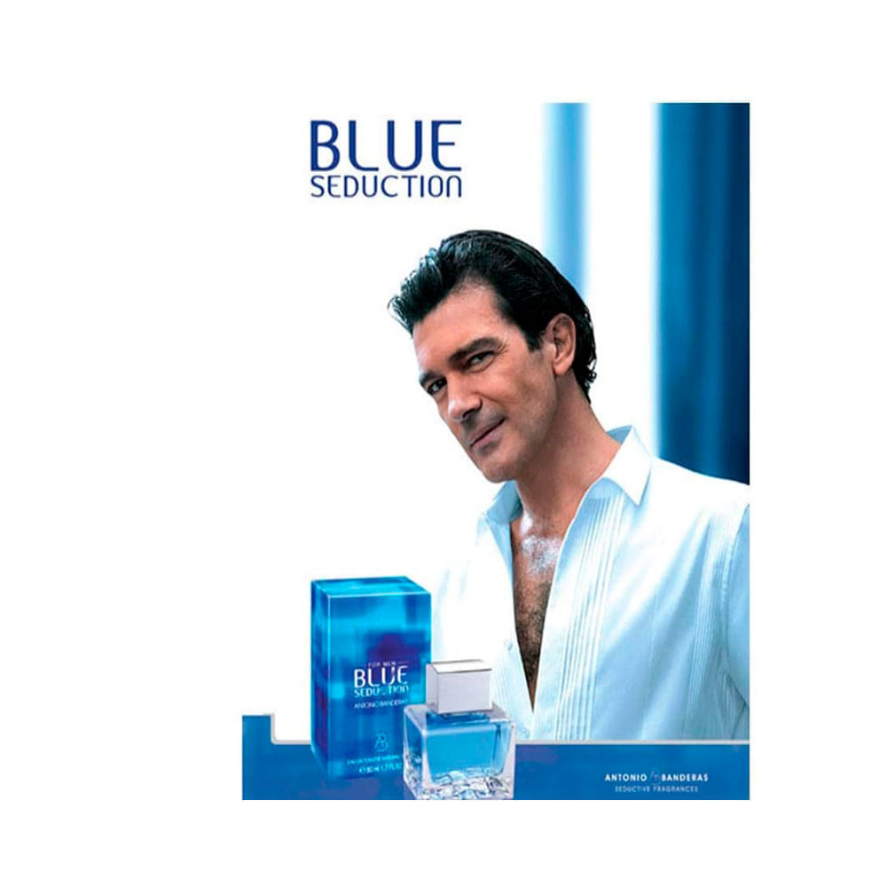 Antonio Banderas Blue Seduction Eau de Toilette Perfume Masculino 100 ml