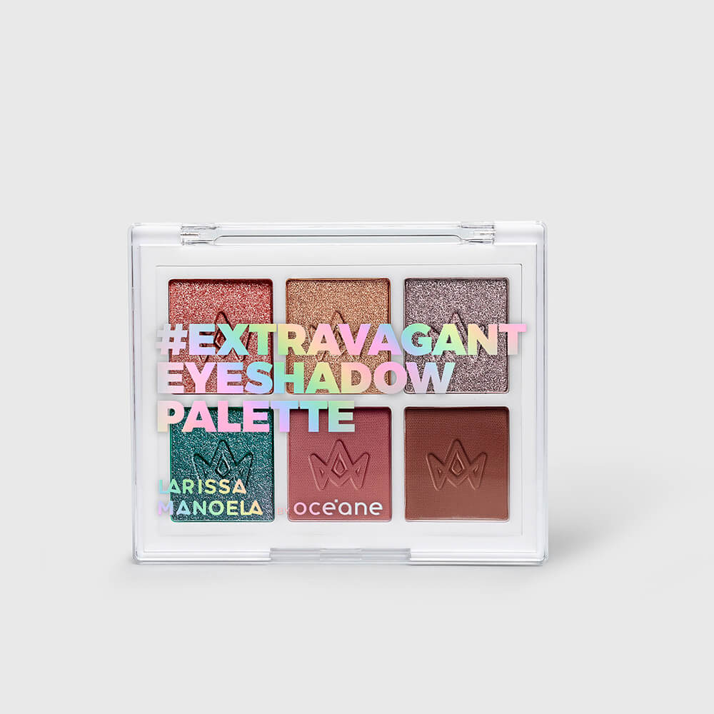 Paleta De Sombras Larissa Manoela By Océane Extravagant Eyeshadow 7,5g