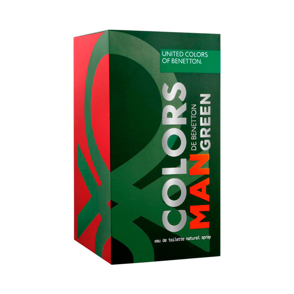 Benetton United Colors Man Green Eau De Toilette Perfume Masculino 200ml