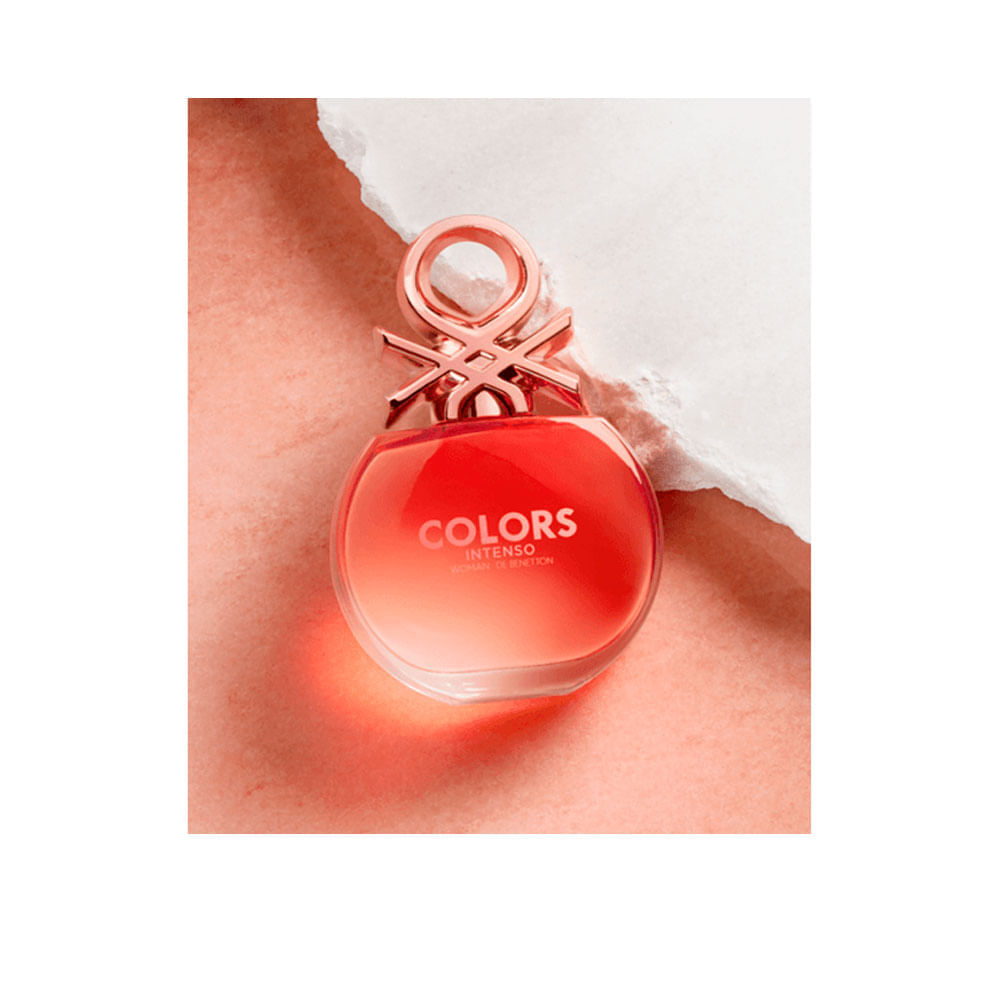 Benetton Colors Rose Intenso Eau de Parfum Perfume Feminino 50ml