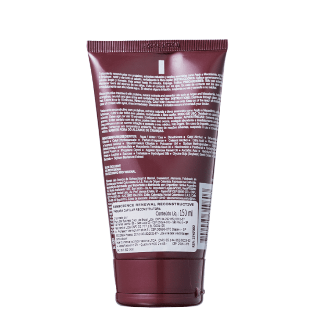 Máscara Capilar Senscience Renewal Reconstructive Mask 150ml