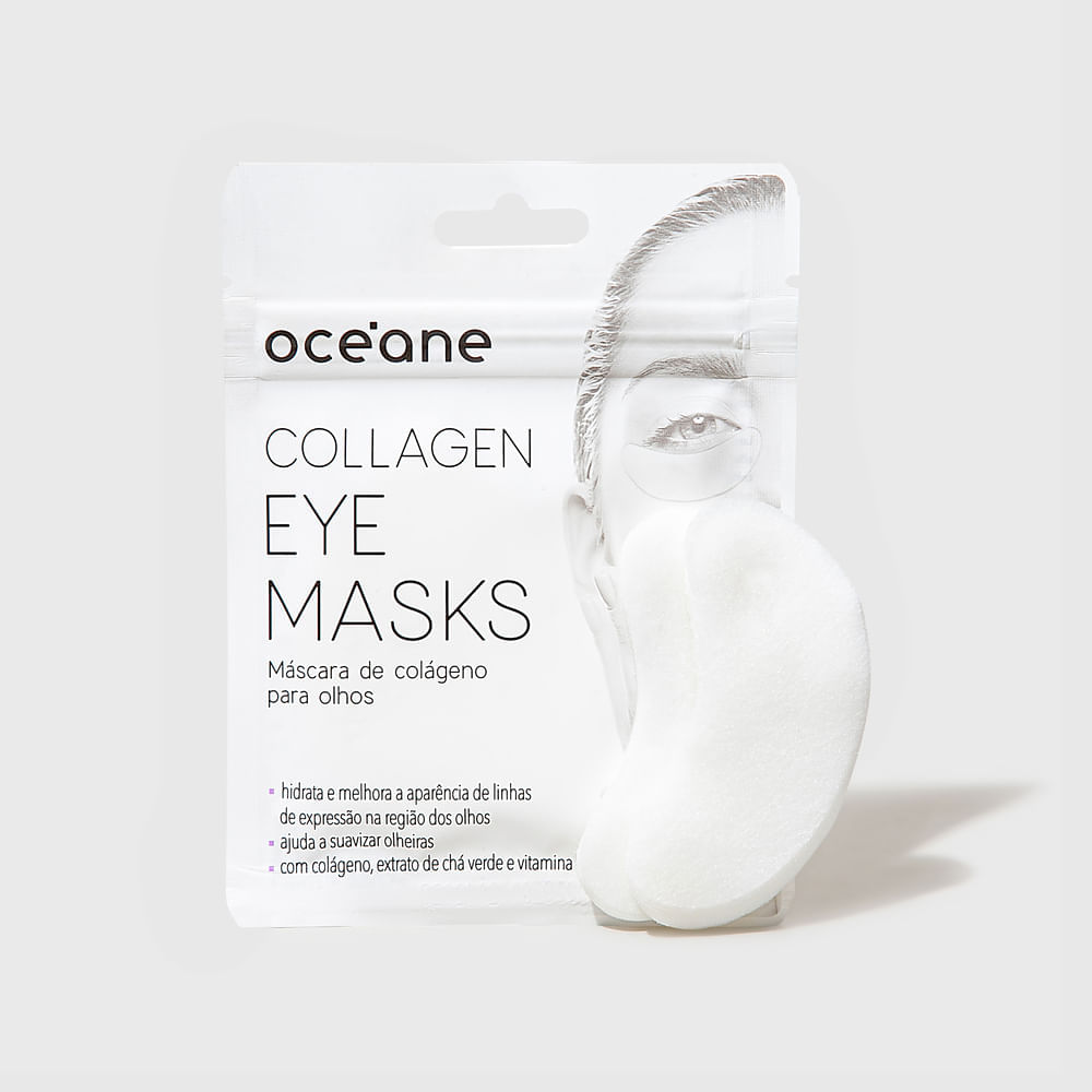 Máscara Para Olhos com Colágeno Collagen Eye Mask 30 Un.