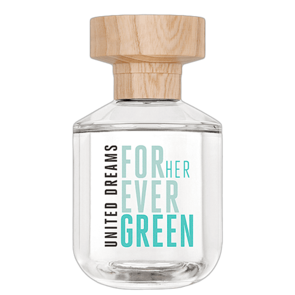 Benetton Forever Green United Dreams Eau de Toilette Perfume Feminino 80ml