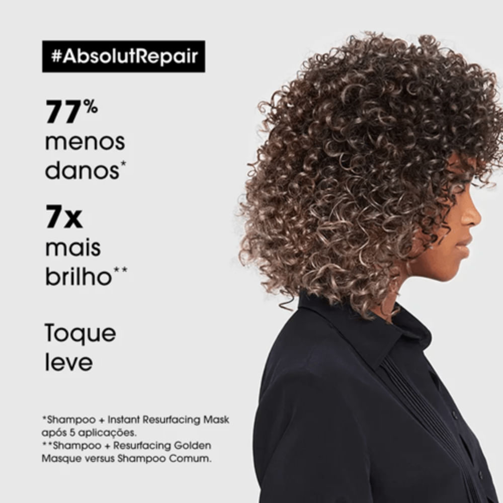 Máscara Capilar L'Oréal Professionnel Serie Expert Absolut Repair Gold Quinoa + Protein Golden Lightweight 500ml