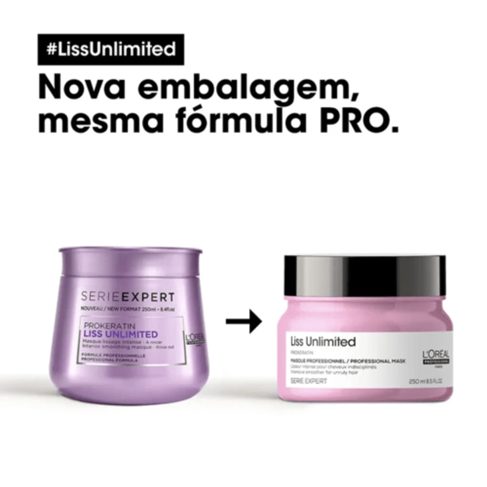 Máscara Capilar L'Oréal Professionnel Expert Liss Unlimited 250g