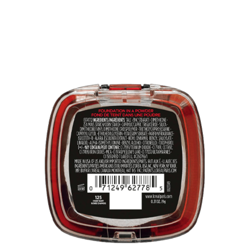 Base Pó Matificante L'Oréal Infallible Fresh Wear 125 Ivory Buff 9g