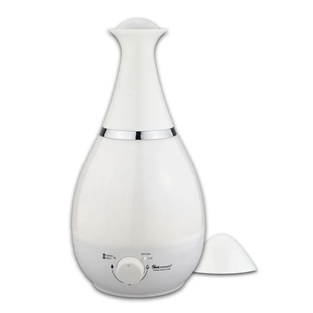Kit Umidificador Ultrassônico Branco + Essência de Melaleuca MedLevensohn
