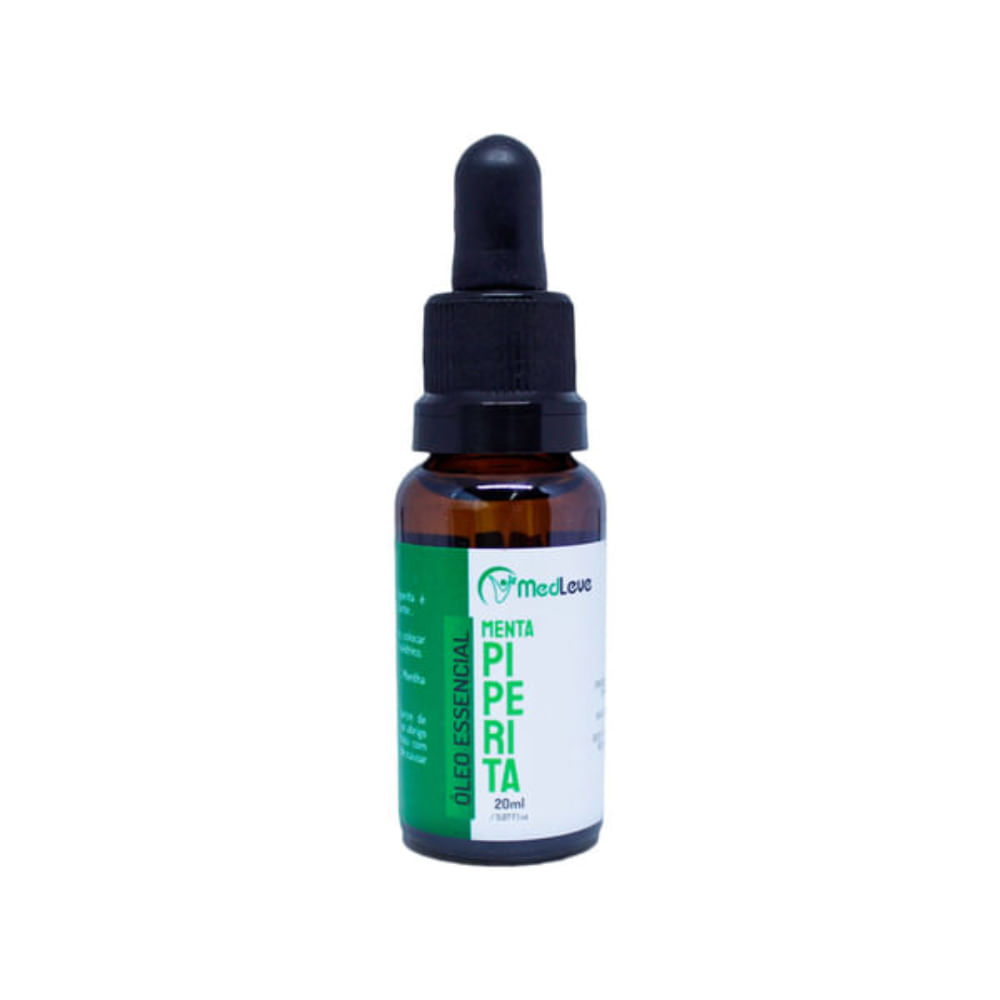 Kit Umidificador Ultrassônico Preto + Essência de Menta MedLevensohn