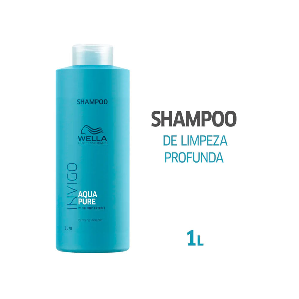 Shampoo Antirresíduos Wella Professionals Invigo Balance Aqua Pure 1000ml