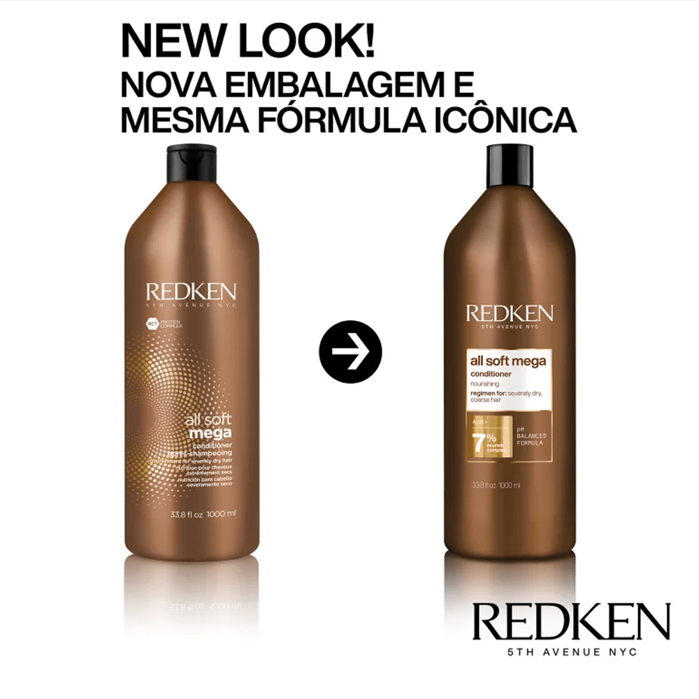 Condicionador Redken All Soft Mega Nourishing 1000ml