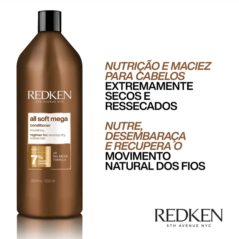 Condicionador Redken All Soft Mega Nourishing 1000ml