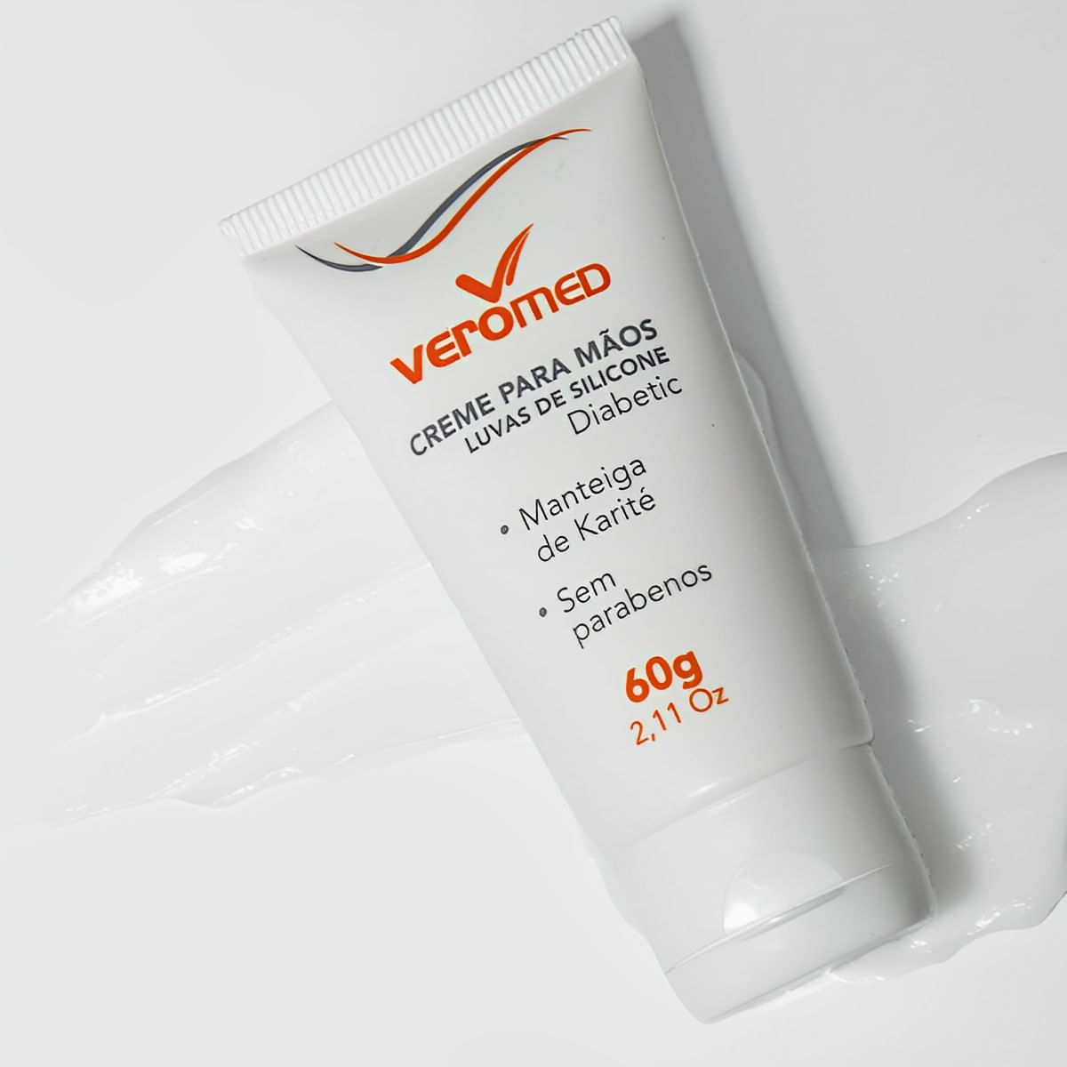 Creme Luvas de Silicone para Mãos Diabetic Veromed 60ml