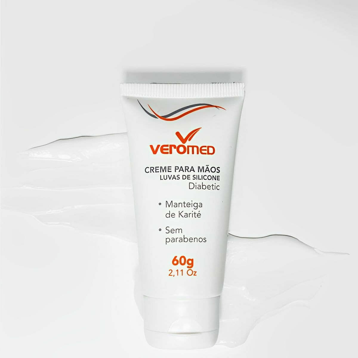 Creme Luvas de Silicone para Mãos Diabetic Veromed 60ml