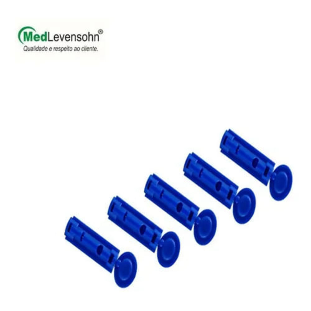 Lancetas para Lancetador 28g MedLevensohn 100 Un.