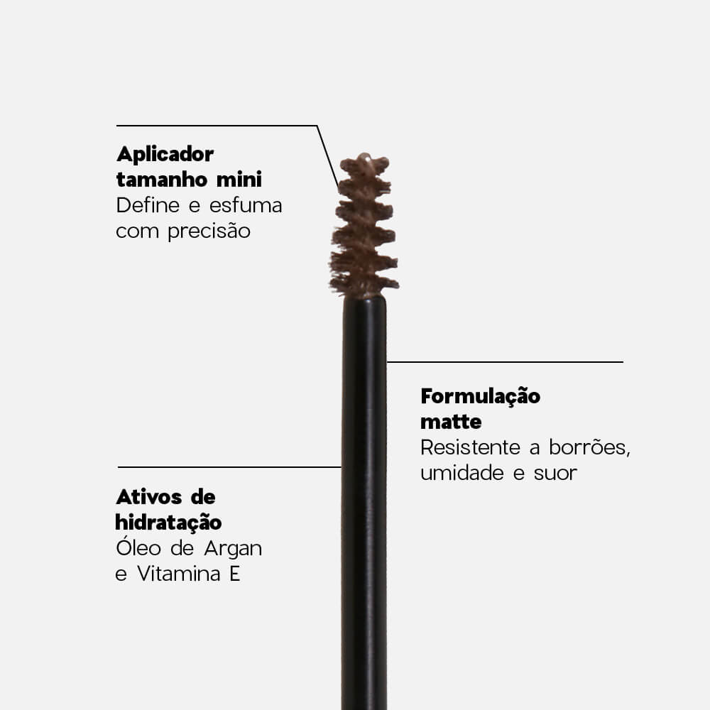 Máscara de Sobrancelha Nádia Tambasco By Océane Brow Definer Natural Brown 5ml