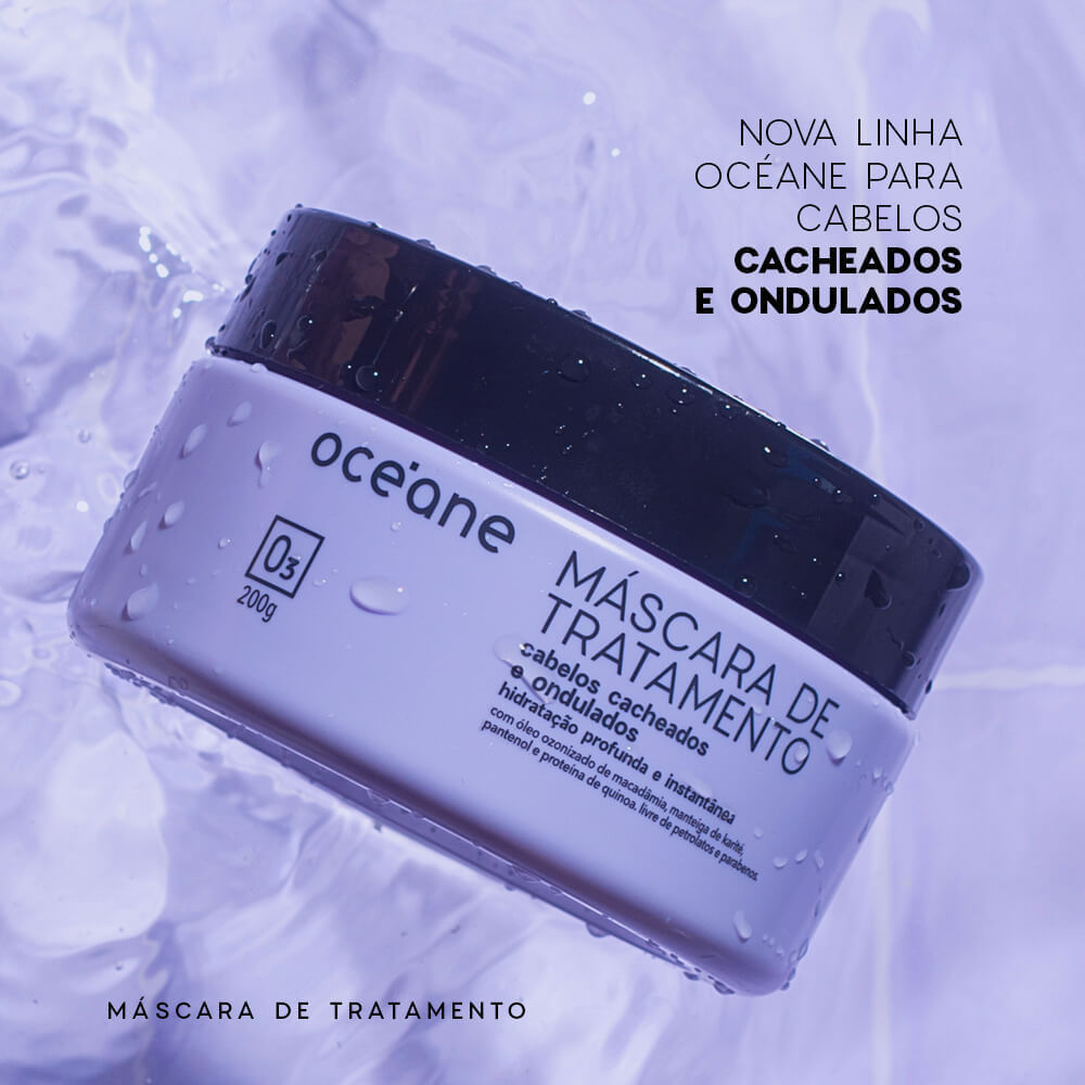 Máscara de Tratamento Para Cabelos Cacheados e Ondulados 200g
