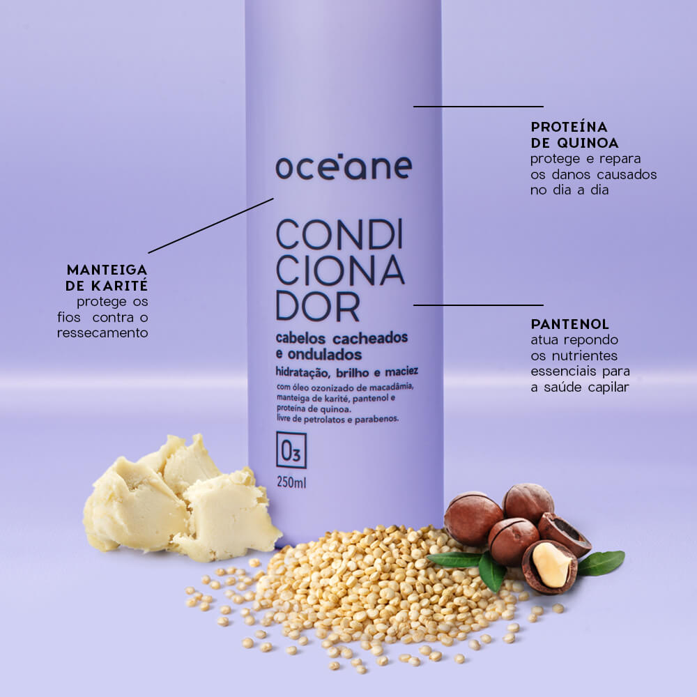 Condicionador Cabelos Cacheados Océane 250ml