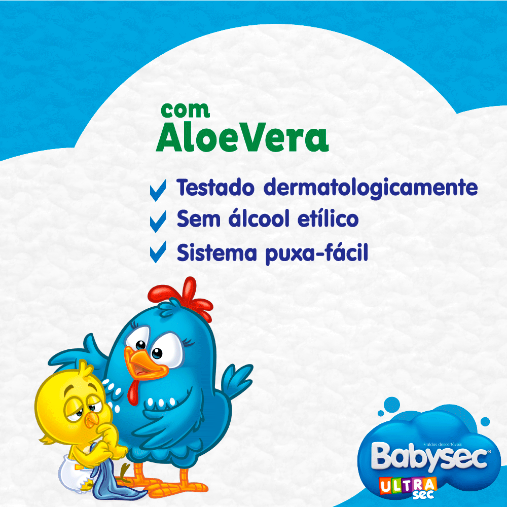 Lenço Umedecido Babysec com 230 Unidades