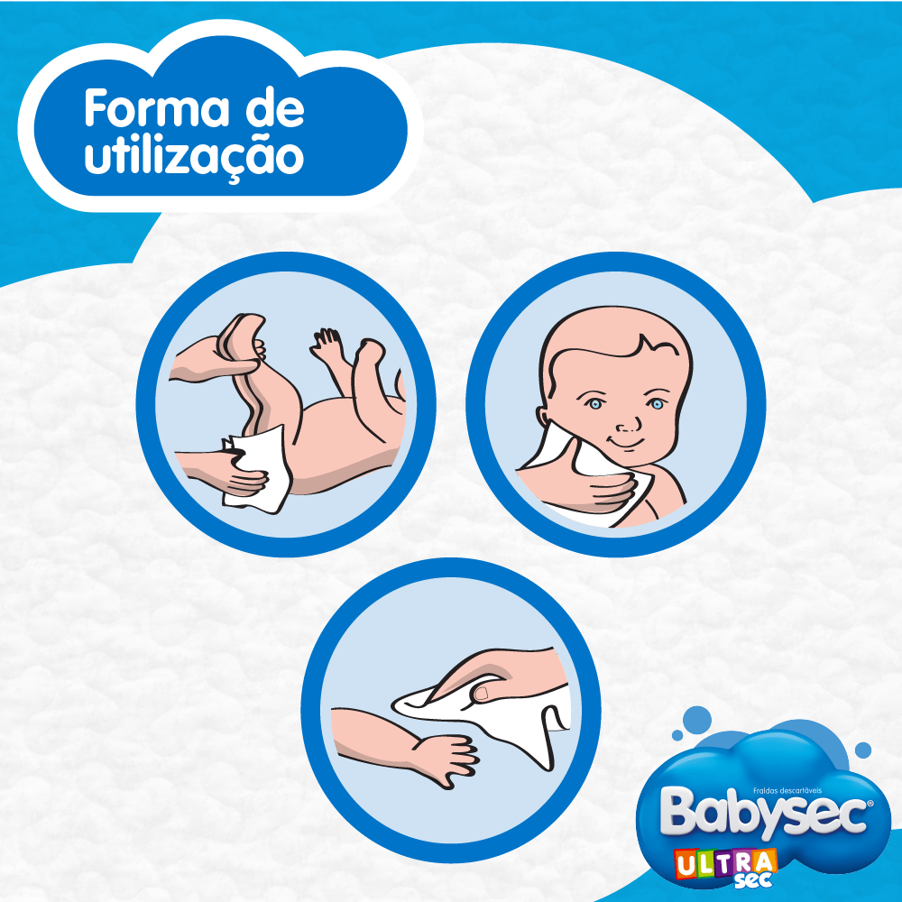 Lenço Umedecido Babysec com 230 Unidades