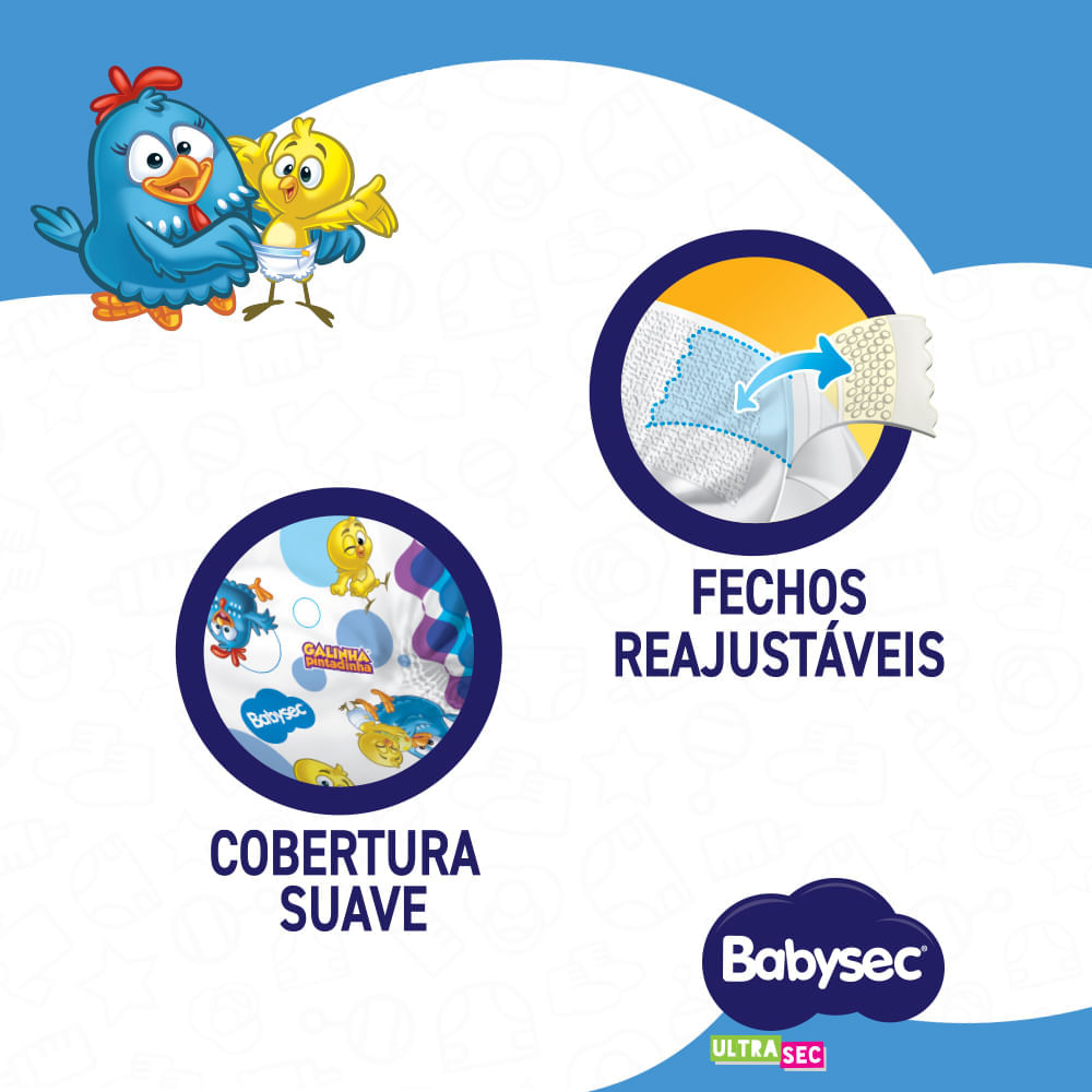 Kit Fralda Babysec Ultrasec XXG com 36 Unidades