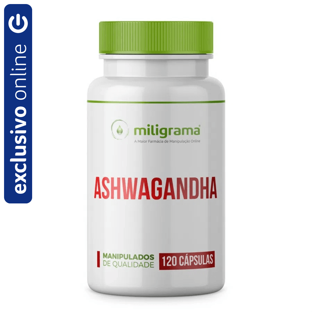 Ashwagandha 500mg Miligrama com 120 Cápsulas