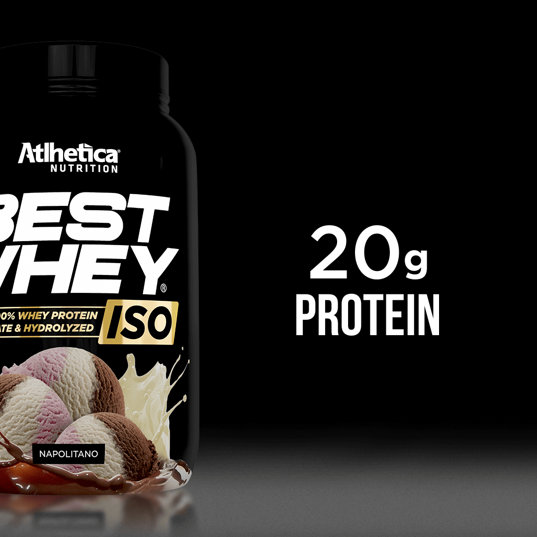 Best Whey Iso Protein Napolitano Atlhetica Nutrition 900g