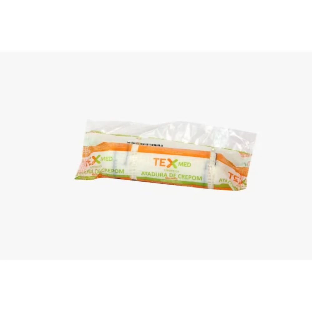 Kit 10 Rolos Atadura Crepom Não Estéril 10cmx1,80m TexMed