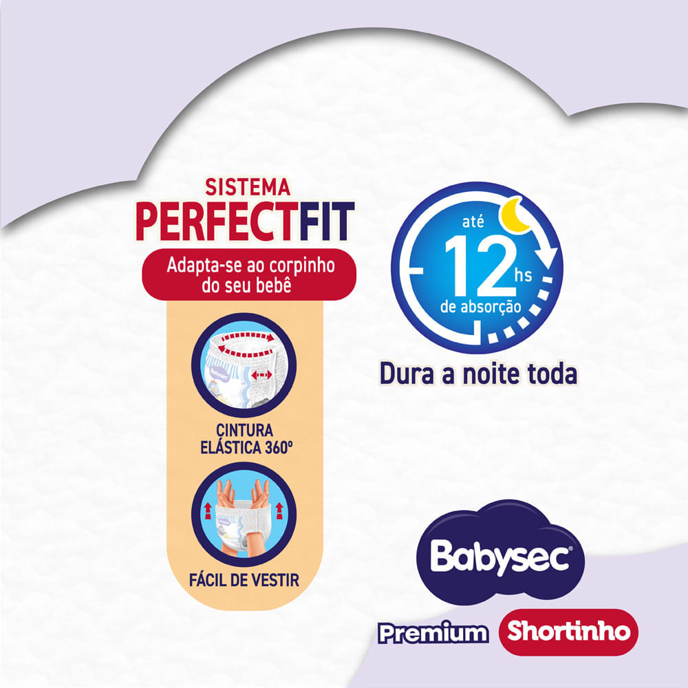Fralda Babysec Shortinho G 28 Unidades