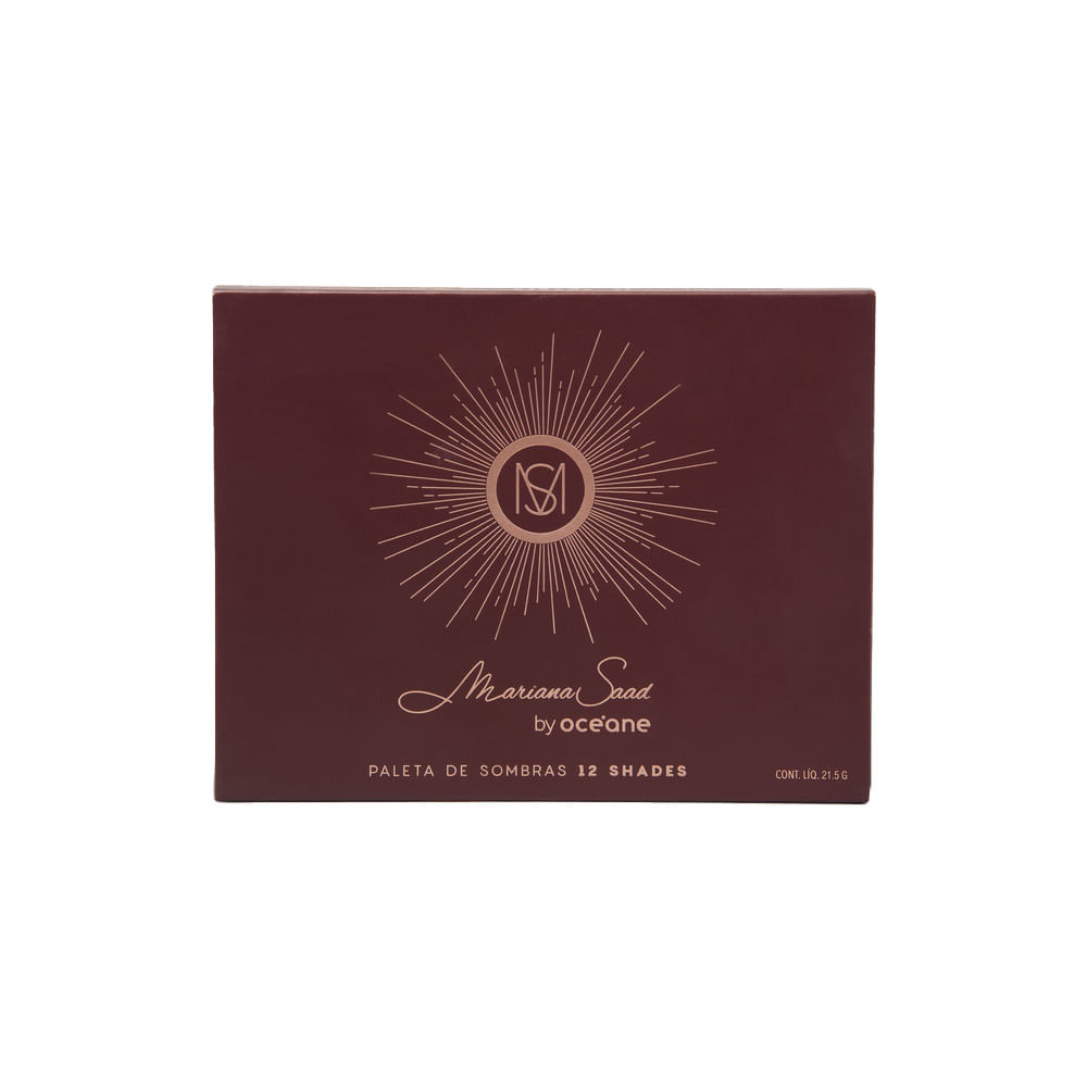 Paleta de Sombras Mariana Saad By Océane 12 Shades 21,5g