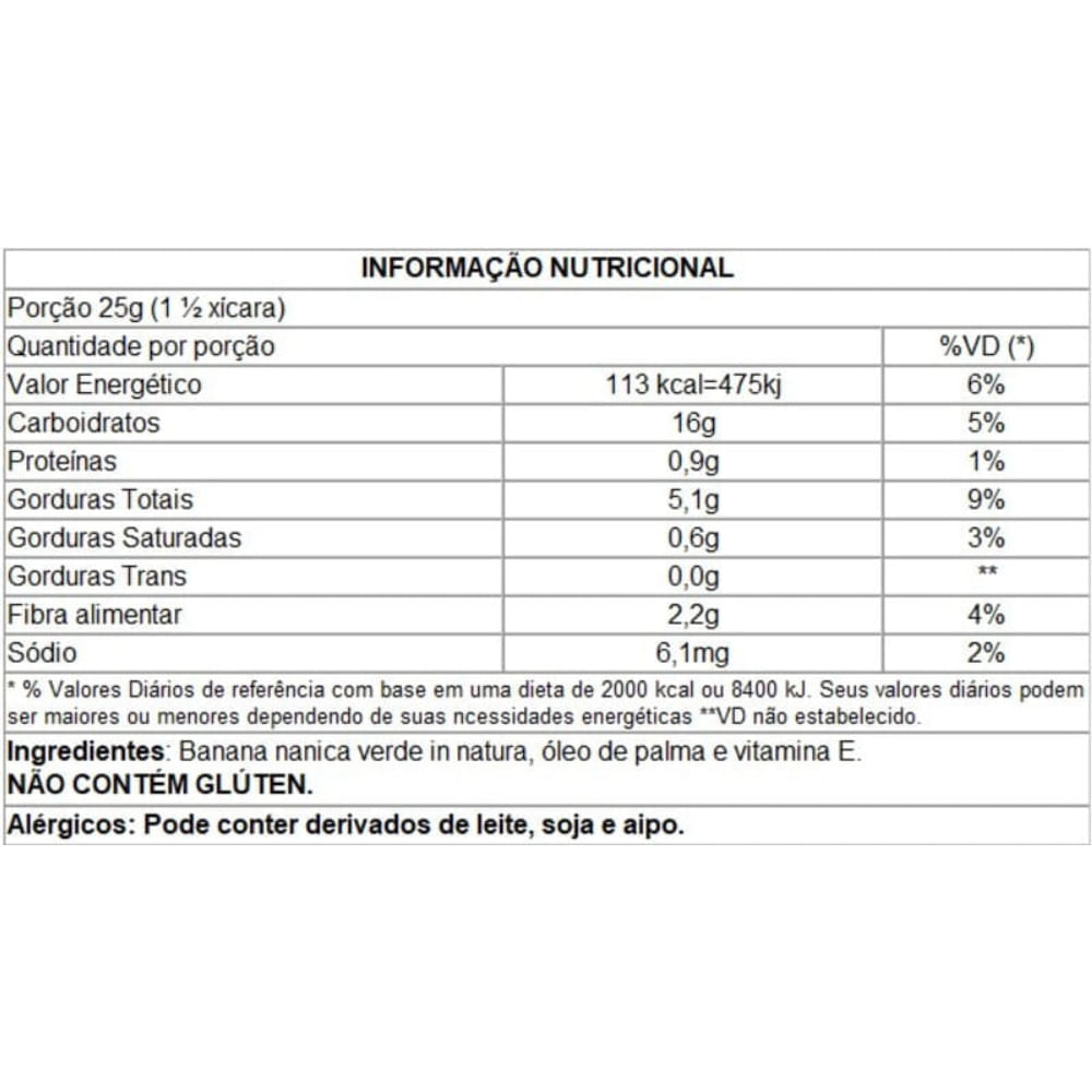 Chips de Banana Original sem Sal Mundo Verde Seleção 40g