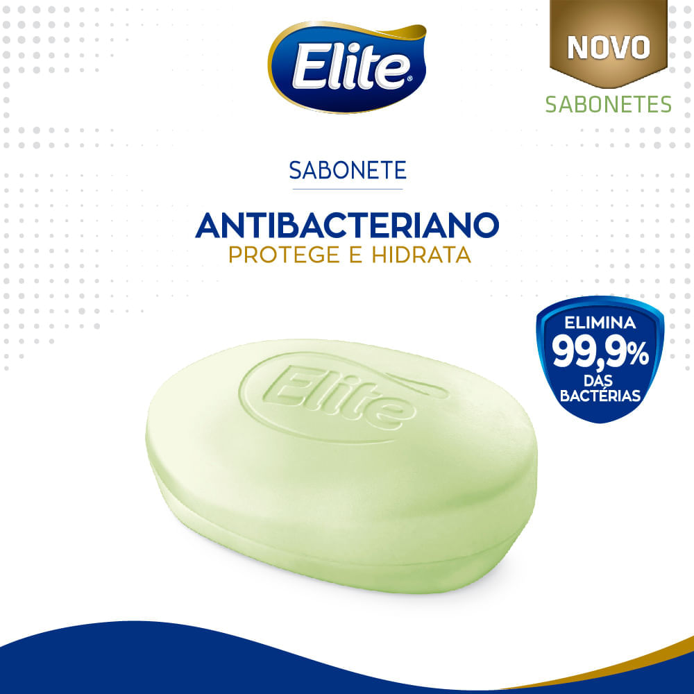 Kit com 24 Sabonetes Antibacteriano Elite 85g