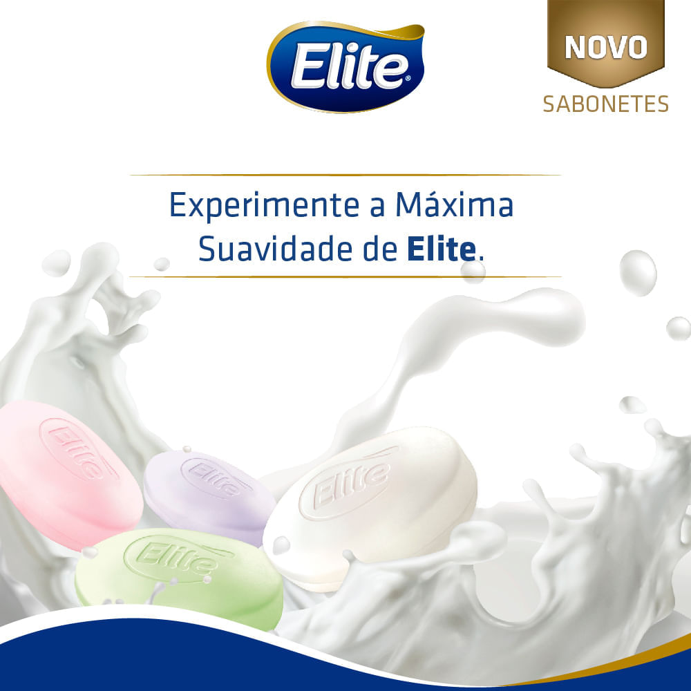 Kit com 24 Sabonetes Hidratantes Elite 85g