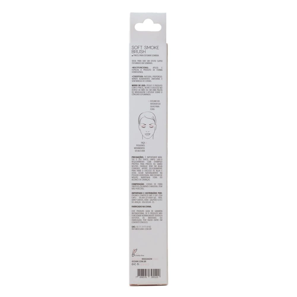 Pincel Para Sombra Soft Smoke Brush Ocn8 Océane