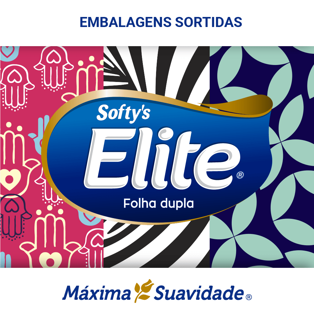 Lenço De Papel Elite 9x50 Folhas
