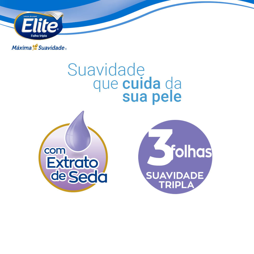 Lenço De Papel Elite 30x10 Folhas Triplas
