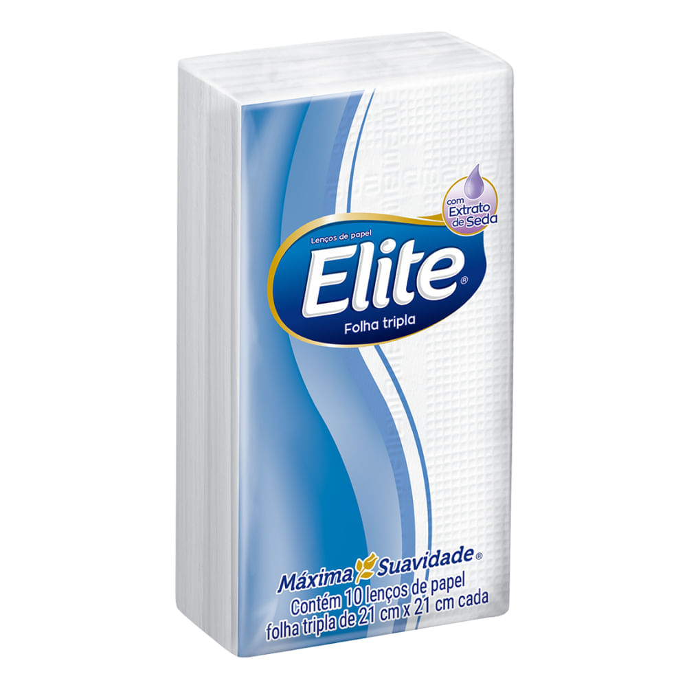 Lenço De Papel Elite 6x10 Folhas Triplas