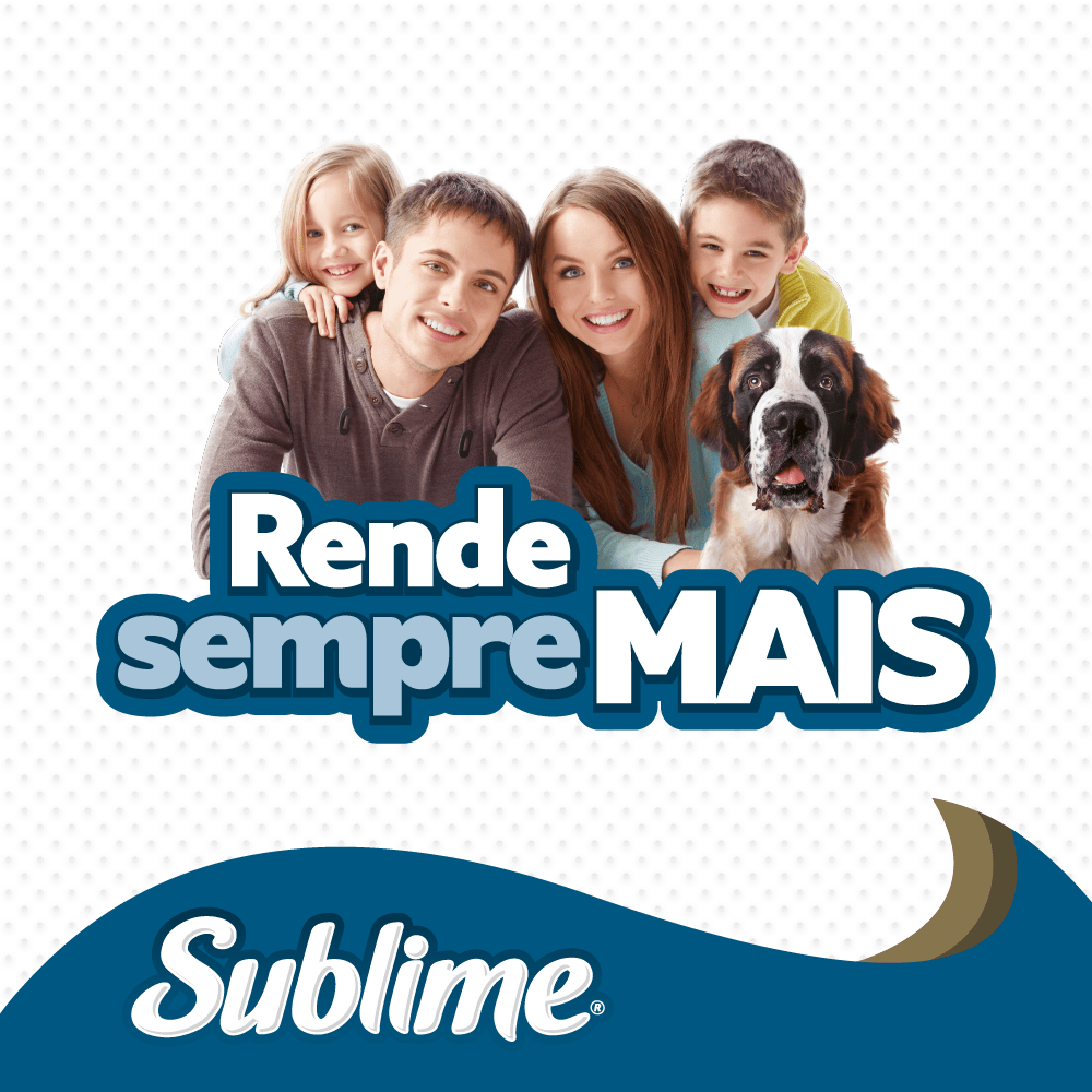 Papel Higiênico Folha Dupla 30m Sublime com 4 Rolos