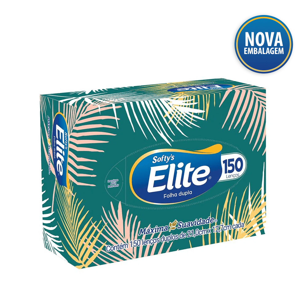 Lenço De Papel Elite 3x150 Folhas