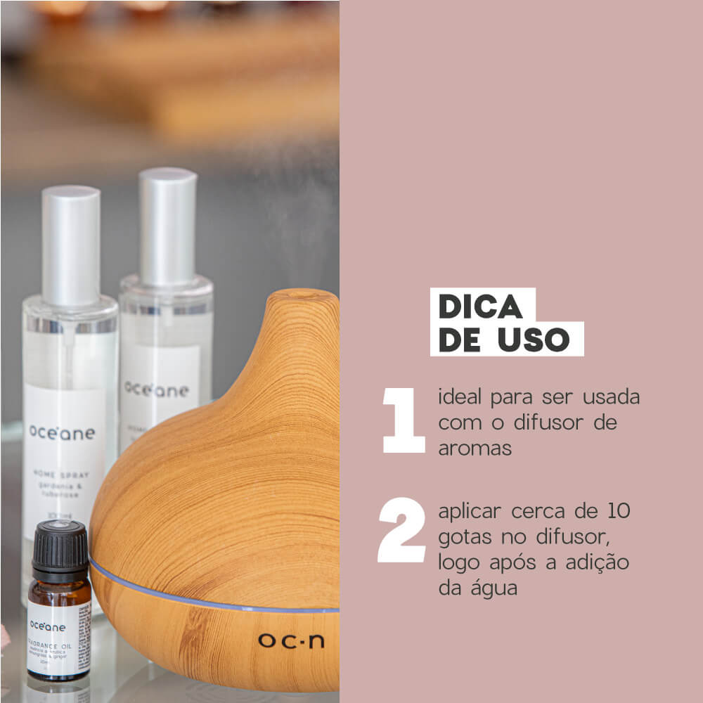 Essência Aromas de Gardênia e Tuberosa Fragrance Oil Gardenia & Tuberose Océane 10ml