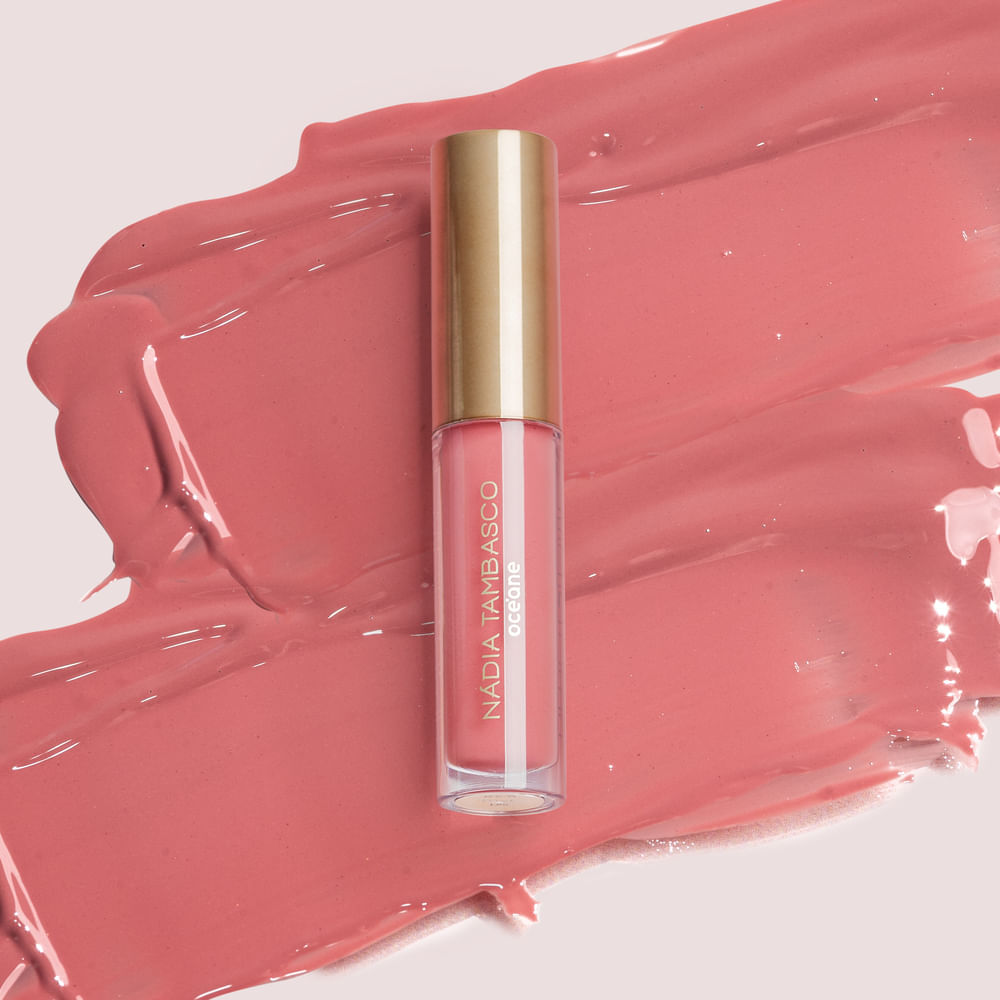 Kit Paleta de Sombras To Go Nude + Brilho Labial Luxe Nádia Tambasco By Océane