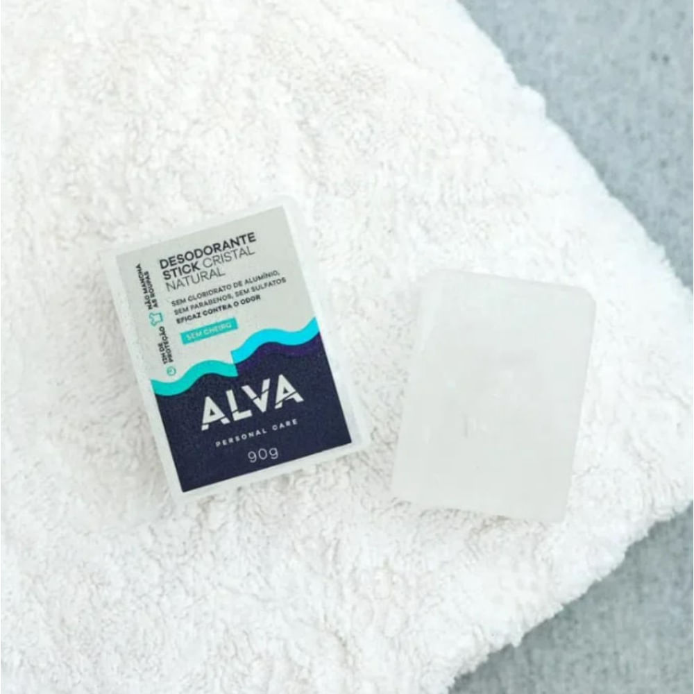 Desodorante Stick Alva Pedra Cristal Sensitive 90g