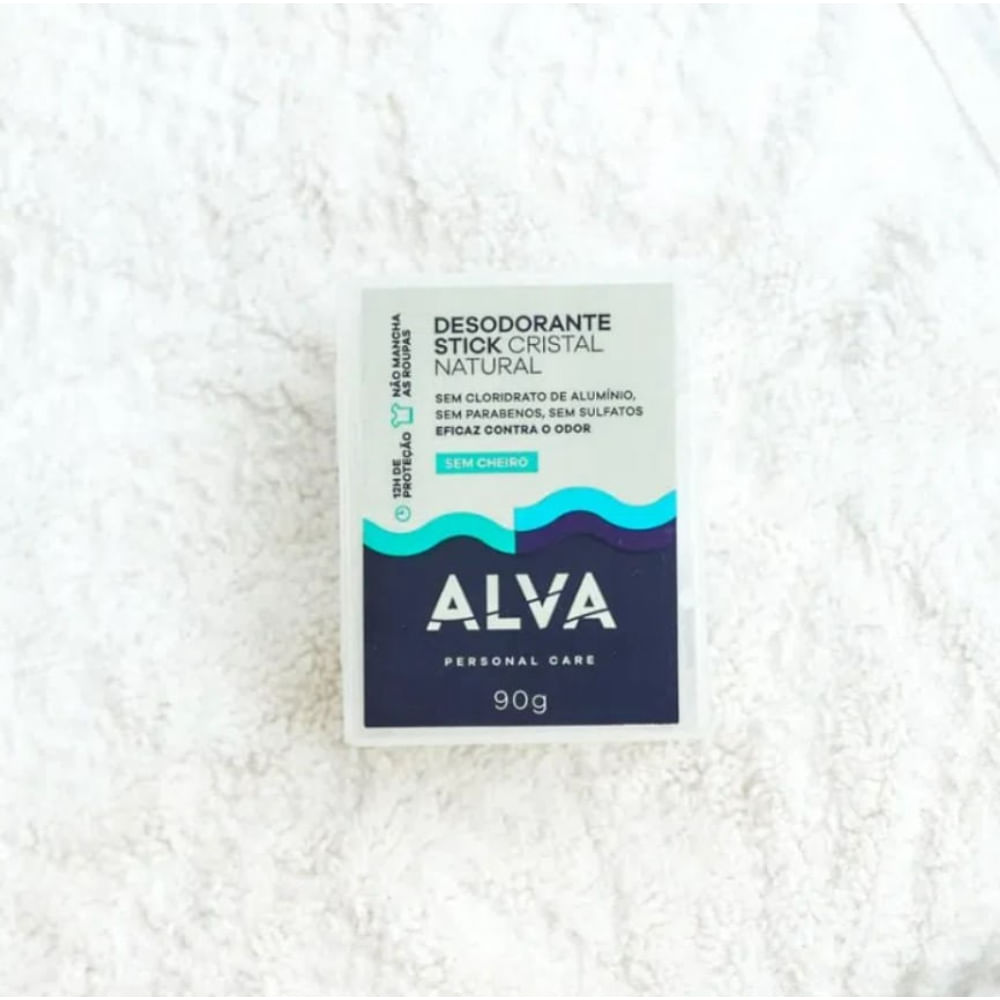 Desodorante Stick Alva Pedra Cristal Sensitive 90g