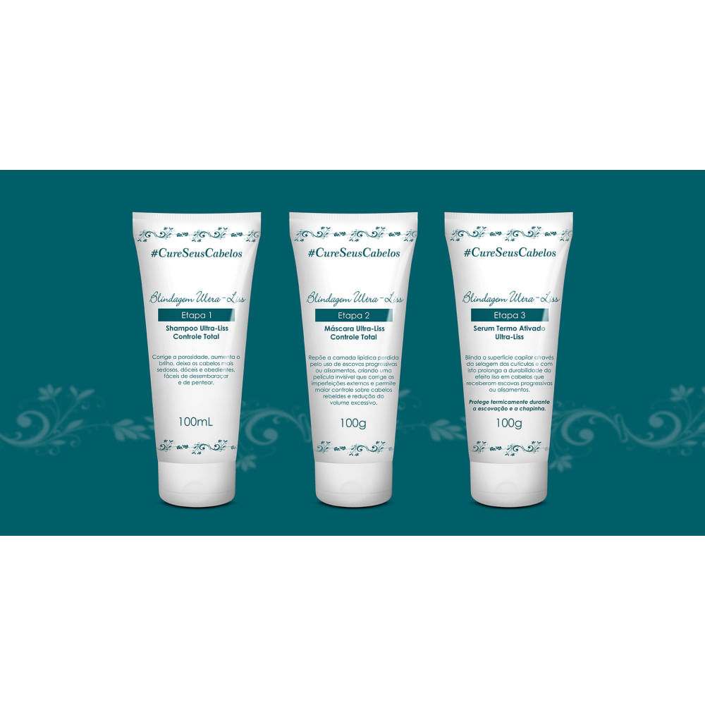 Shampoo Blindagem Ultra-Liss #CureSeusCabelos