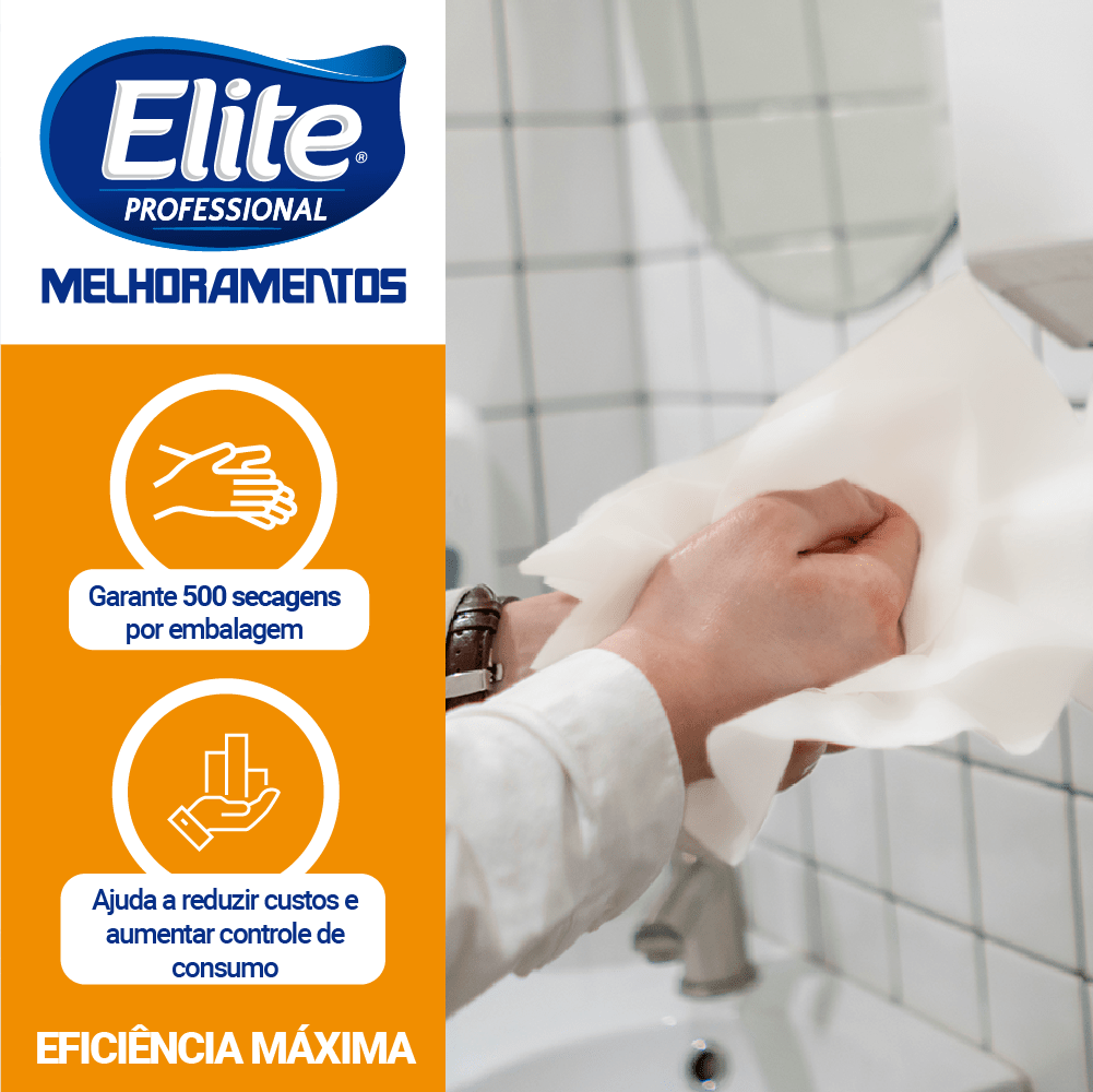 Toalha Classic Interfolhada Elite com 1.000 Folhas Simples