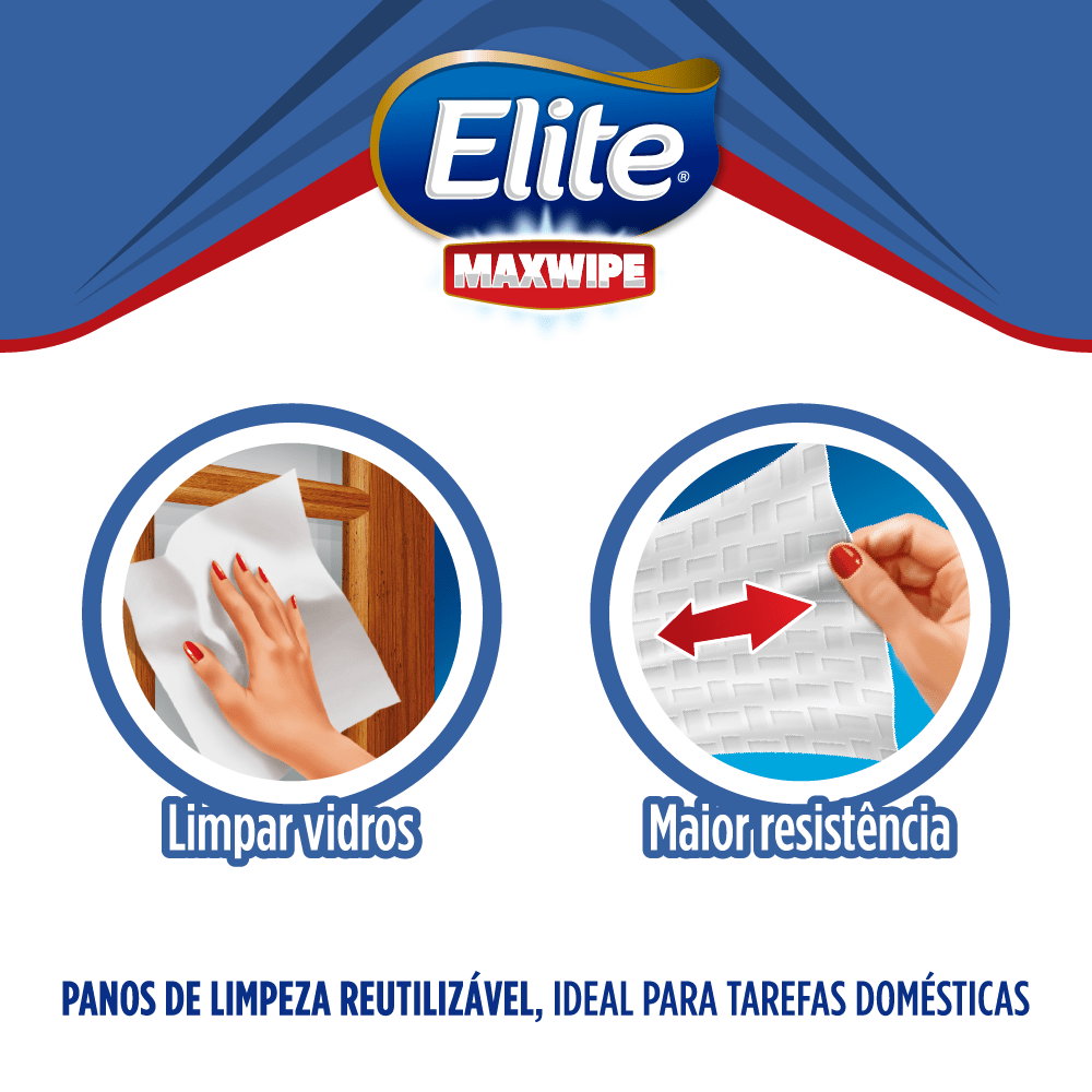 Produtos - Panos de Limpeza - Multiuso - MAXWIPE MAX60 DOBRADO - Elite  Professional - Brasil