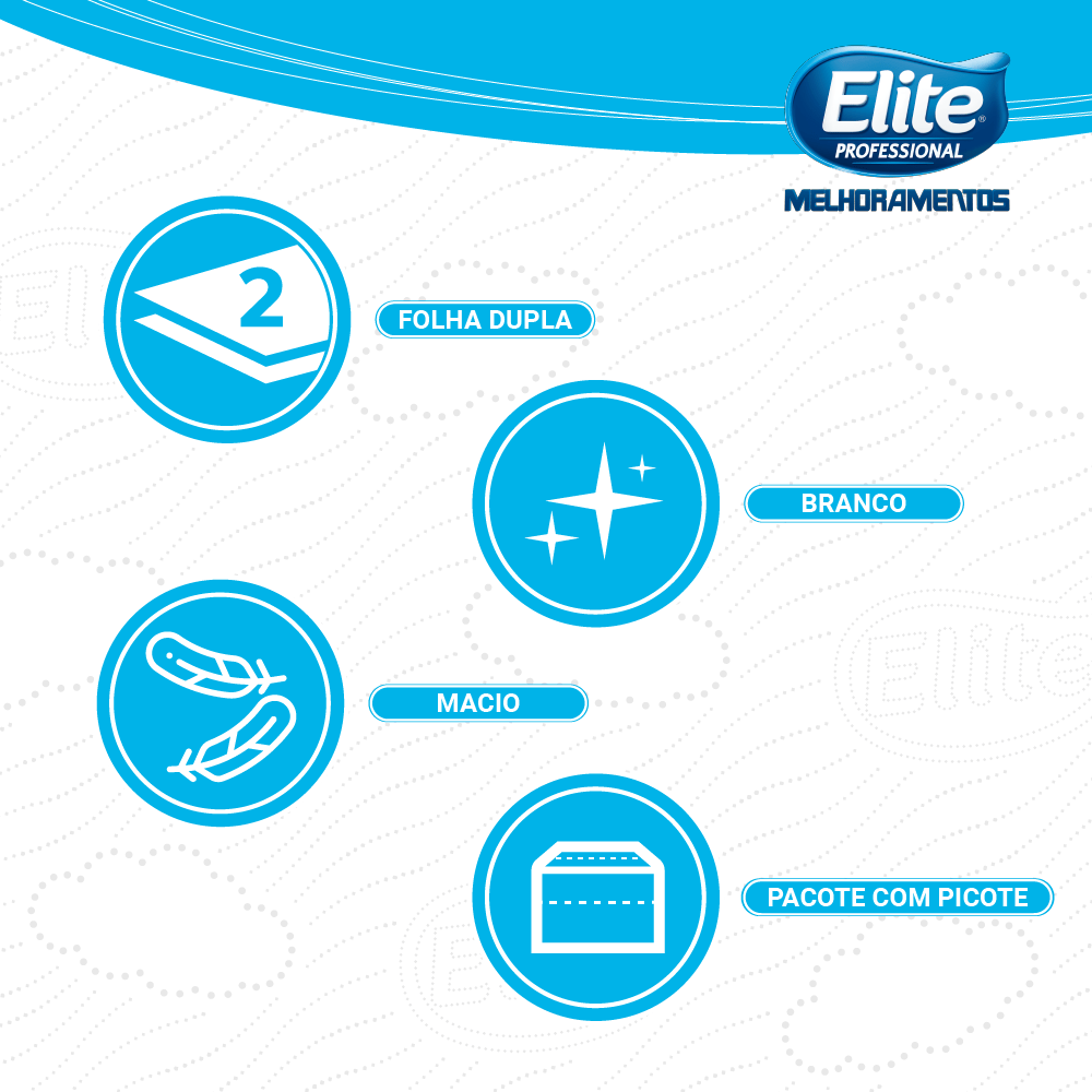 Kit Toalha Plus Interfolhada Elite com 600 Folhas Duplas