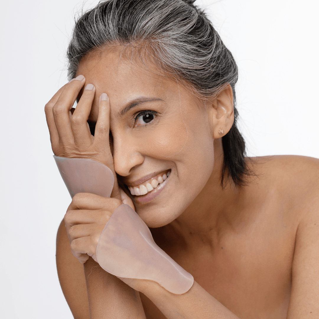 Adesivo de Silicone para Rejuvenescimento das Mãos