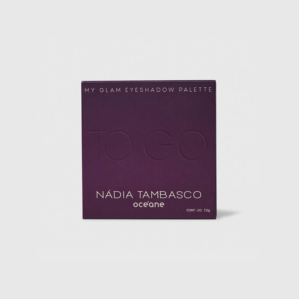 Paleta de Sombras Nádia Tambasco By Océane To Go My Glam 7,2g